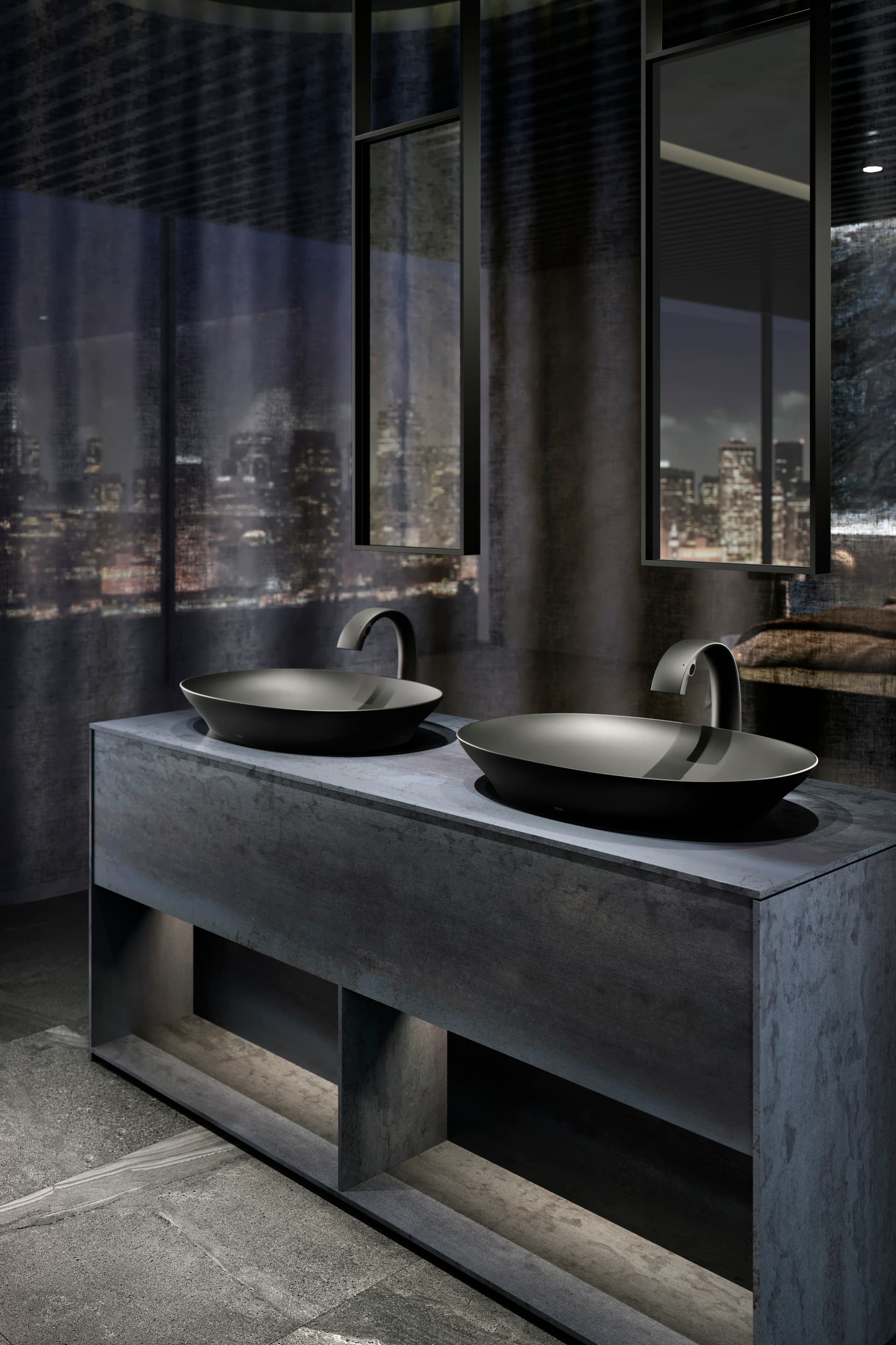 Autofaucet ZN negru mat 3 l/min, proiecție 145 mm control temperatură fără atingere 2