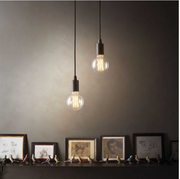 Ideal-Lux Pendul Suspendat cu Bec Edison Retro