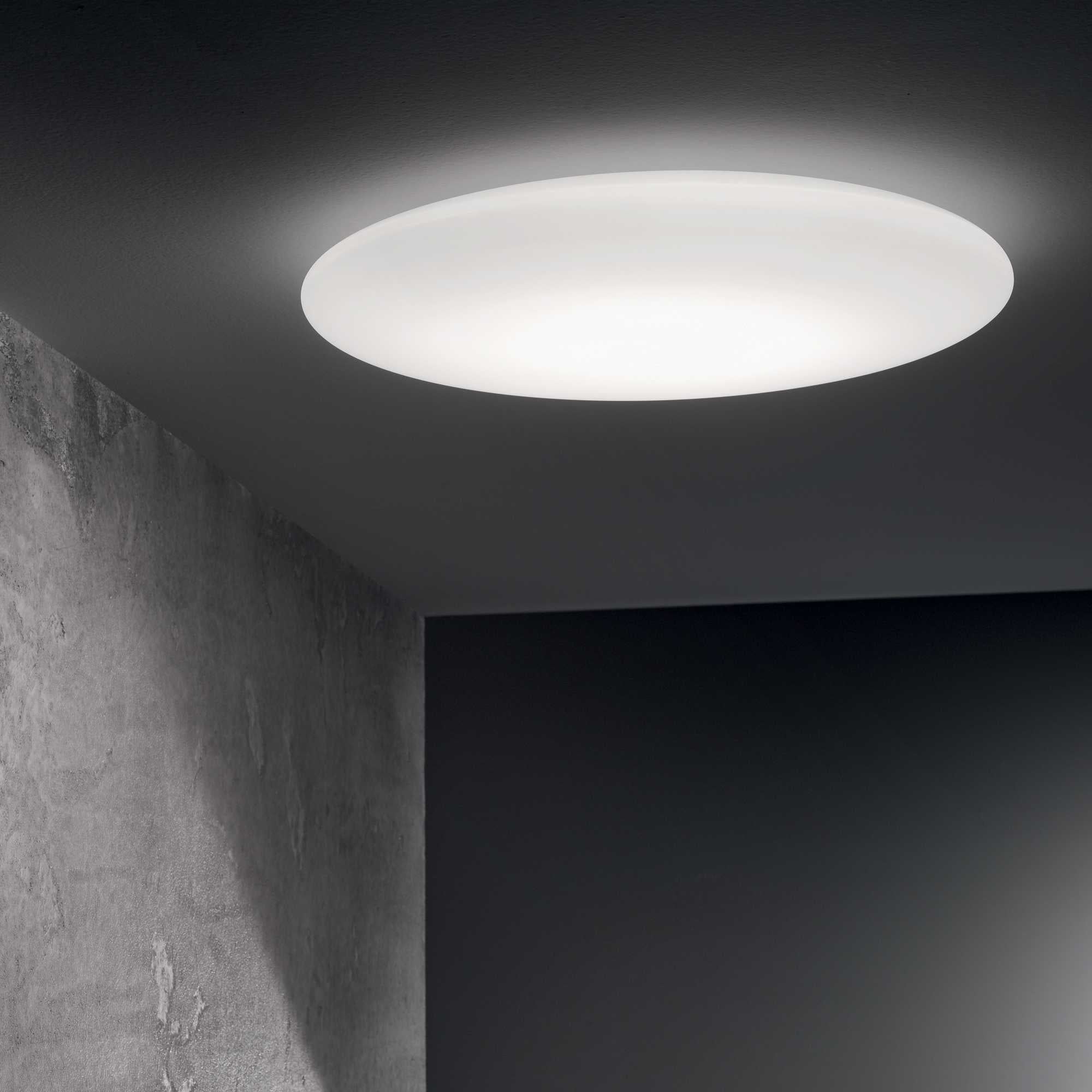 Ideal-Lux Plafonieră LED D60 Albă Modernă