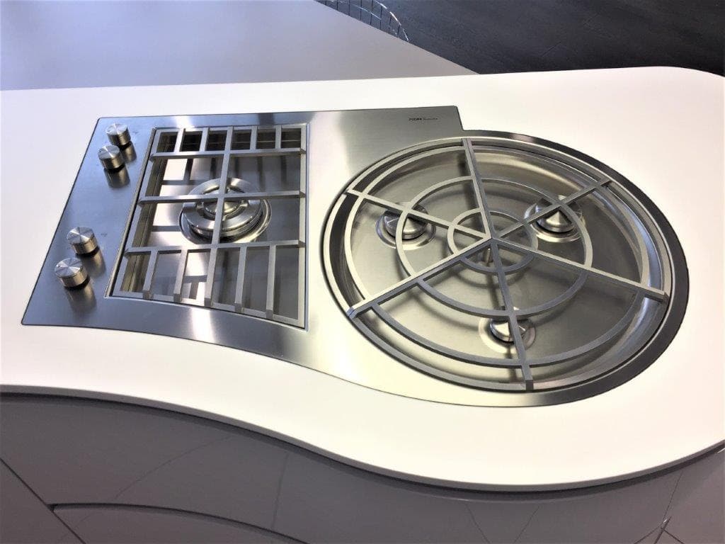 Plită pe gaz Barazza - module inox cu arzătoare multiple