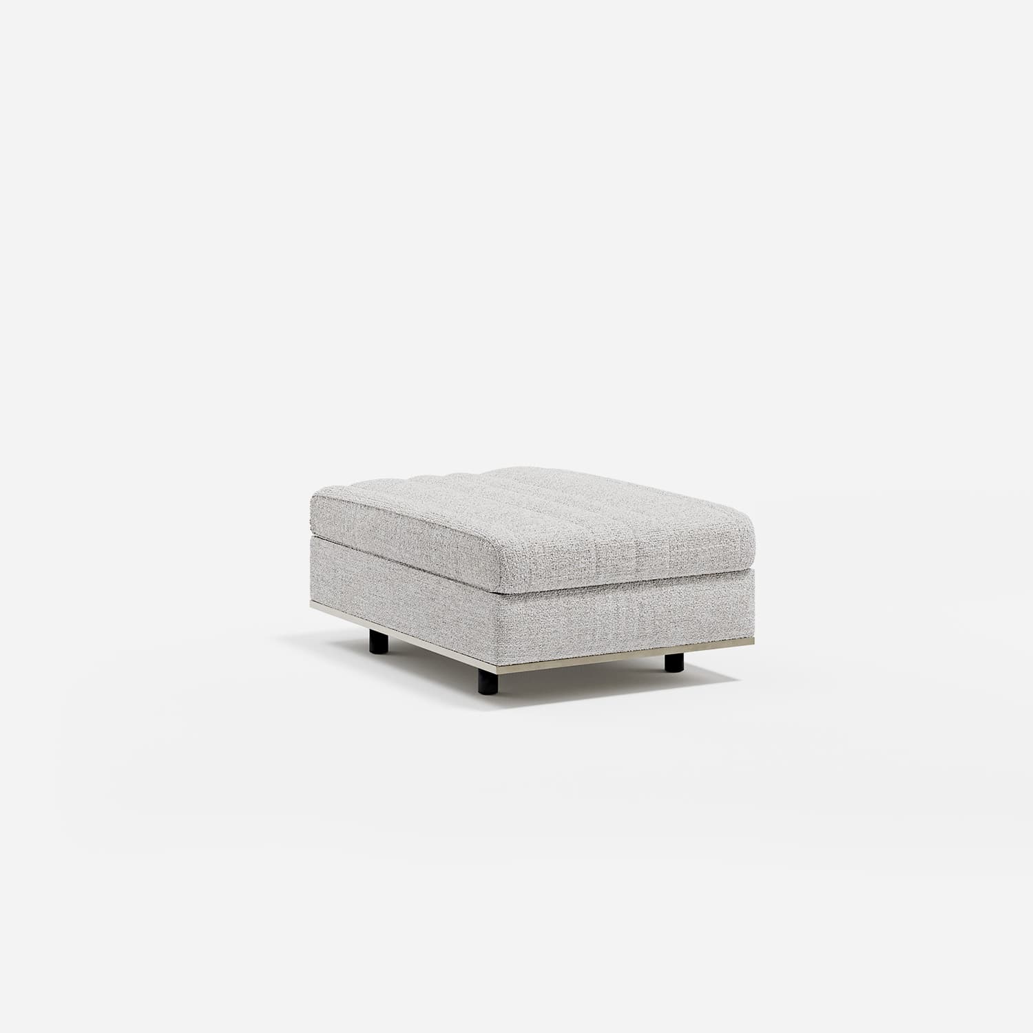 Grand rectangular pouf module