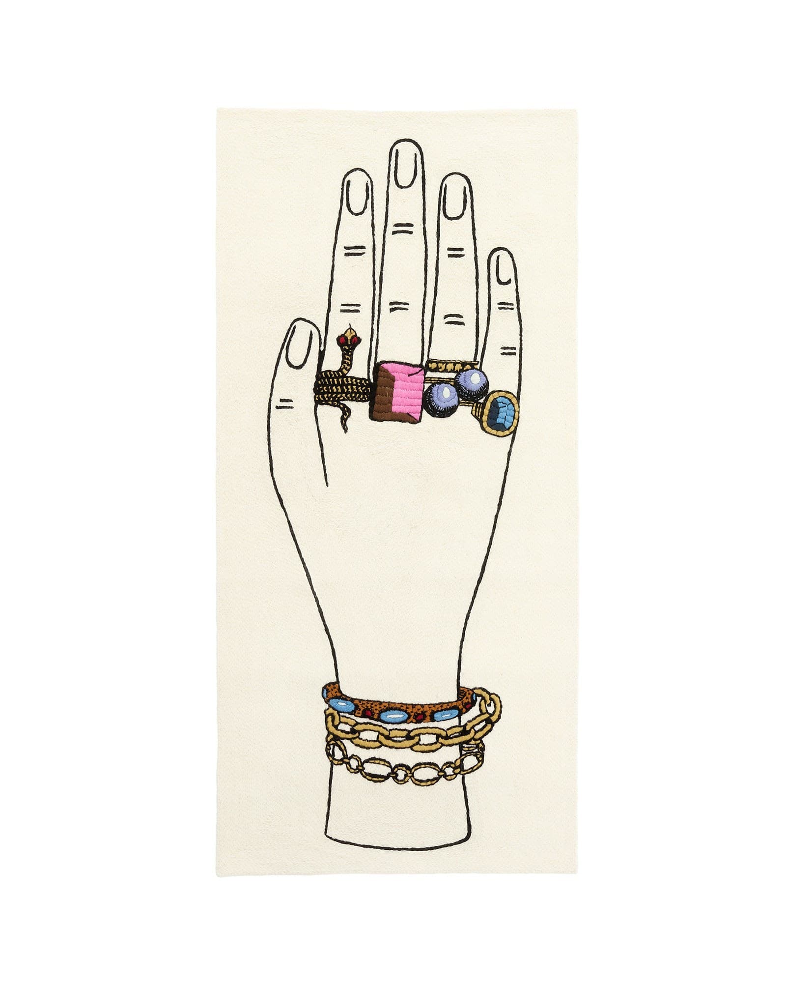 Mano Con Gioielli Wallhanging