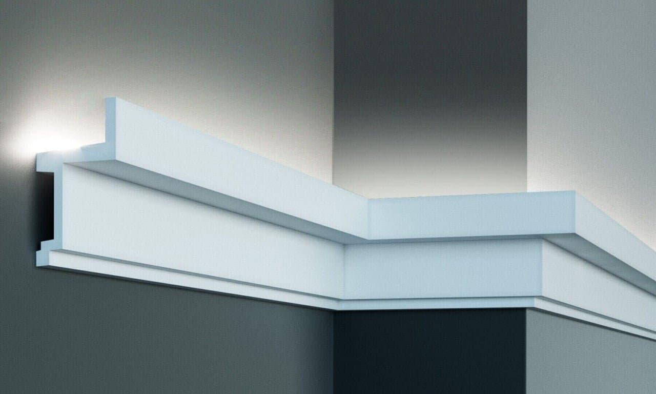 Profil pentru banda LED din poliuretan KF705 - 11.1x6x200 cm