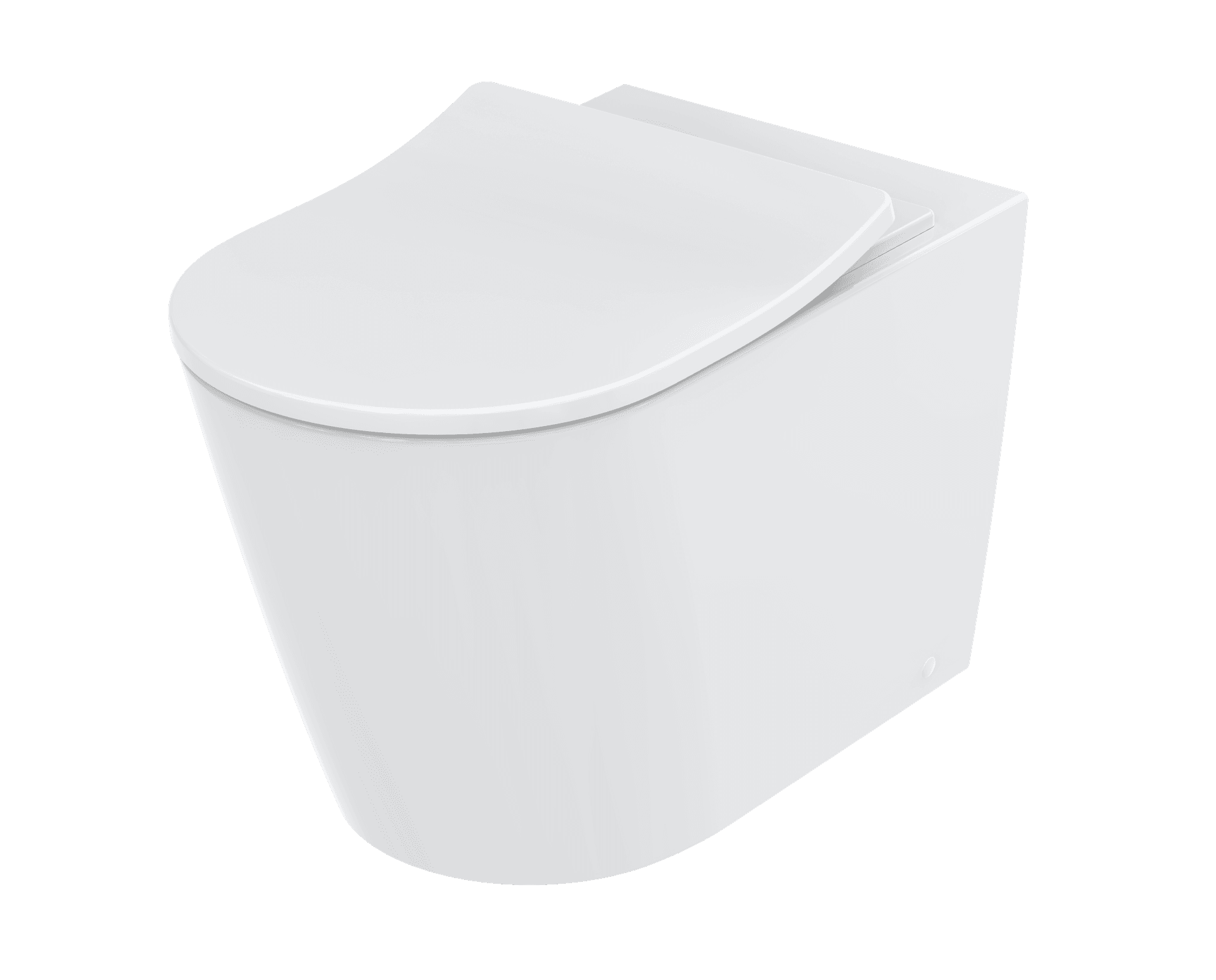 WC RP, pe pardoseală, lipit de perete